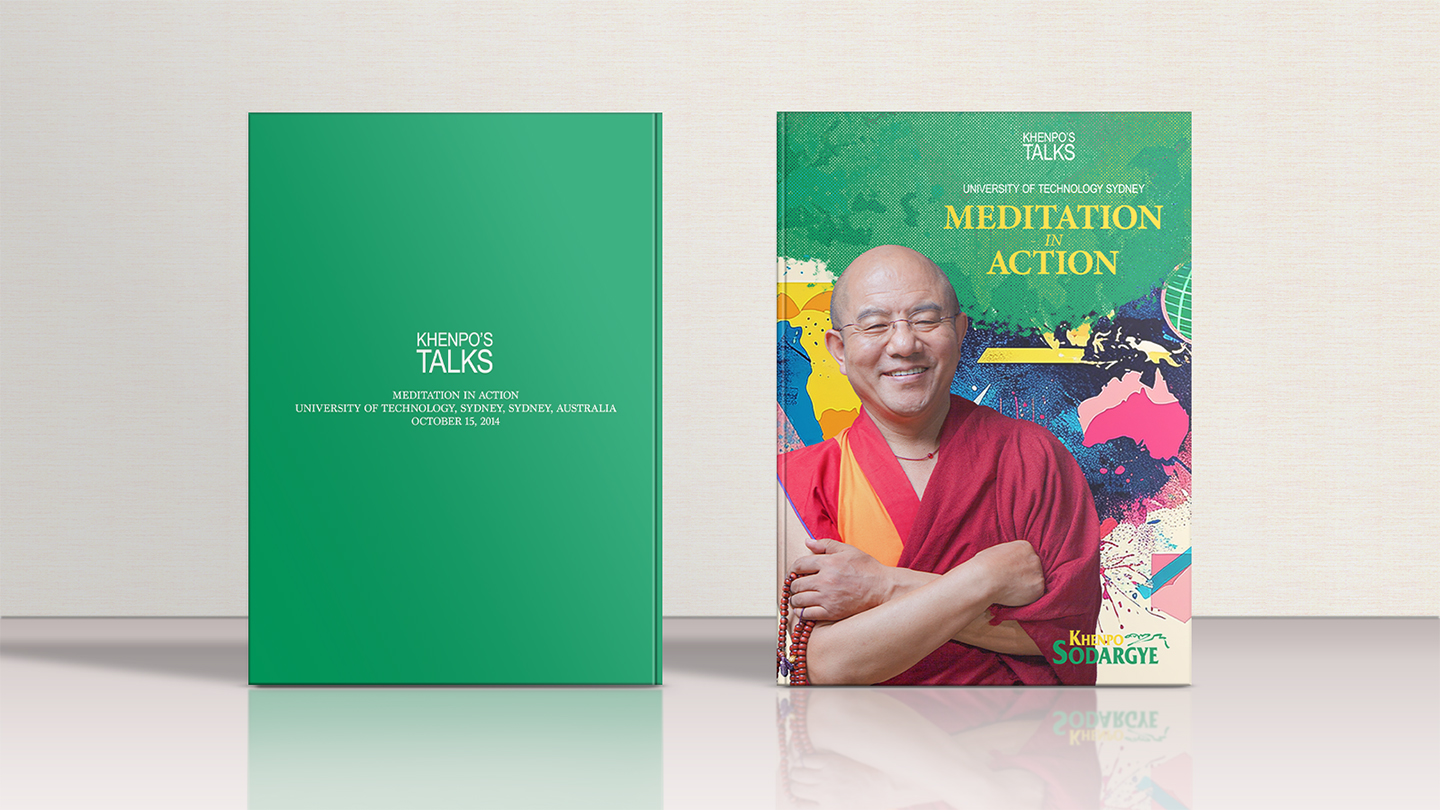 Talk-Meditation in Action-display
